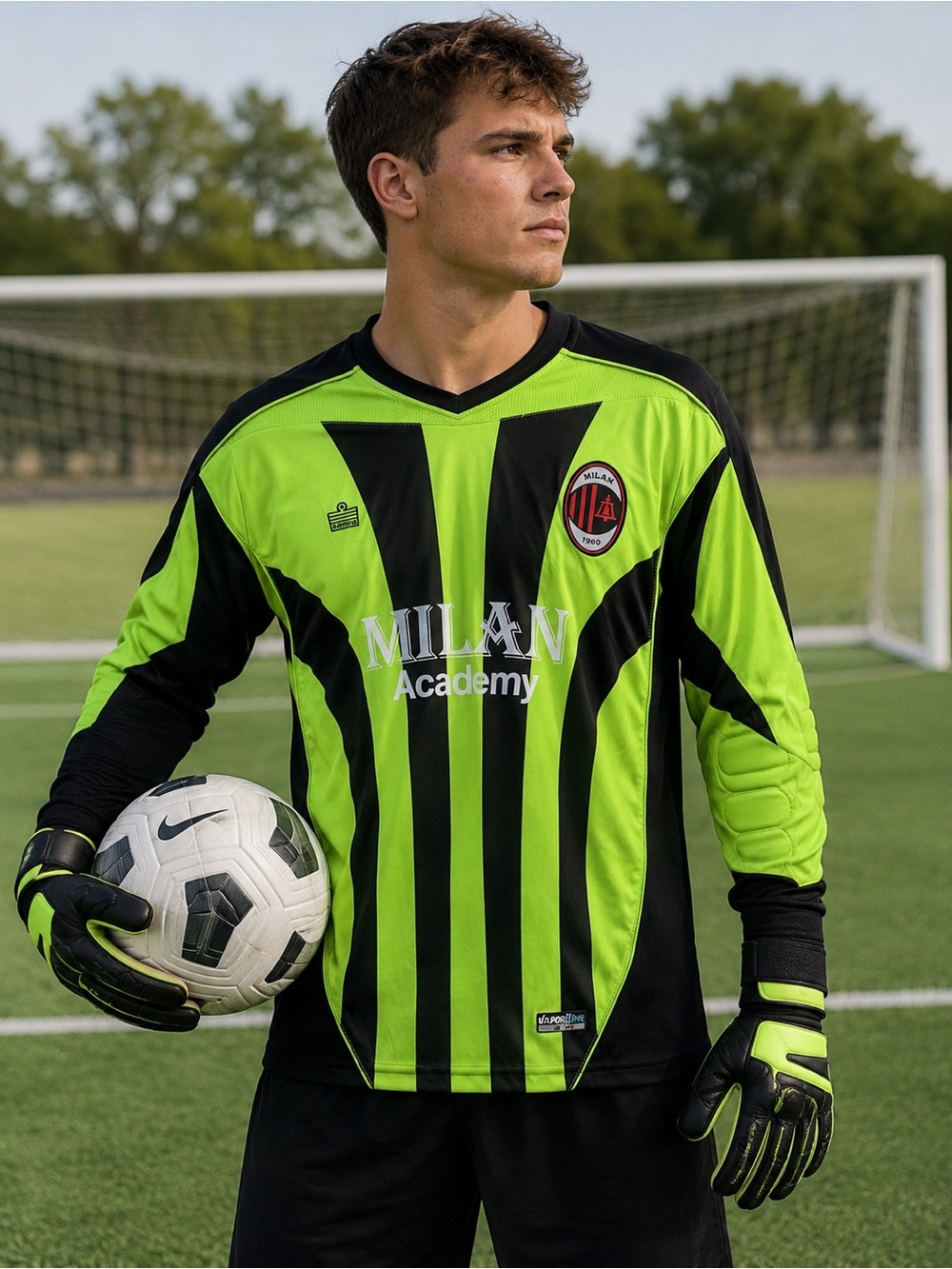 Men's Lime Green & Black Goalkeeper Jersey